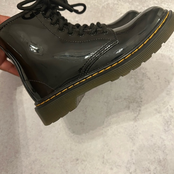 Dr. Martens Black Patent Leather Boots - Picture 4 of 6
